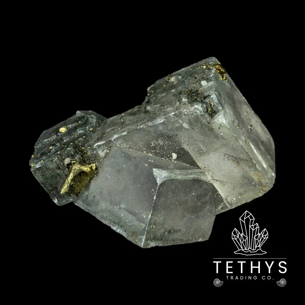 Iceland Spar With Chalcopyrite Wysiwyg