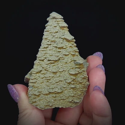 Pagoda Calcite w/ Rainbow Pyrite