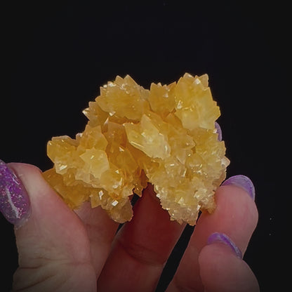 Orange Flower Calcite w/ UV