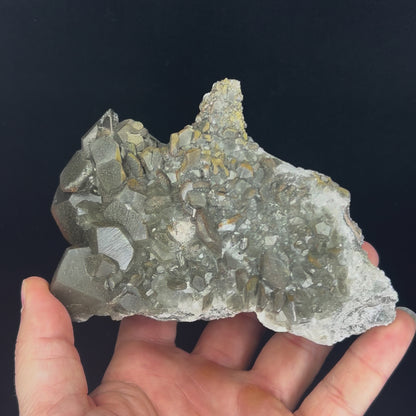 Mercedes Calcite w/ Pyrite