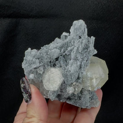 Sugar Quartz With Yellow Calcite