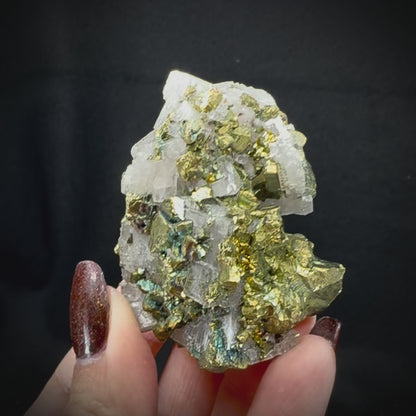 Iceland Spar with Chalcopyrite