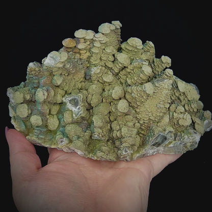 Pagoda Calcite w/ Rainbow Pyrite