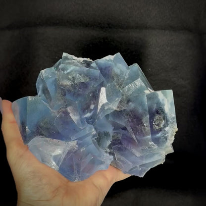 Fluorite Blue with Pyrite