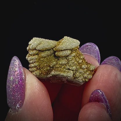 Pagoda Calcite w/ Rainbow Pyrite