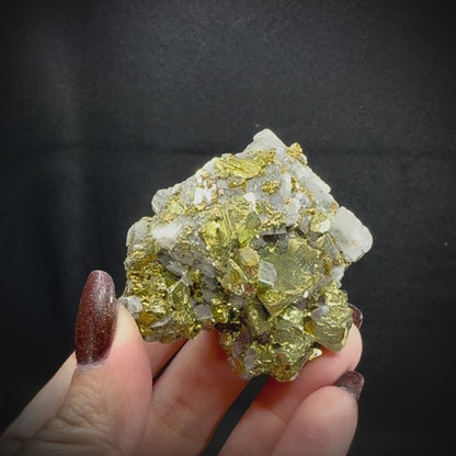 Iceland Spar with Chalcopyrite