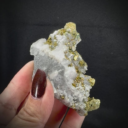 Iceland Spar with Chalcopyrite