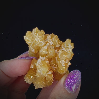 Orange Flower Calcite w/ UV