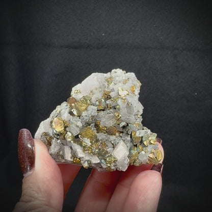 Iceland Spar with Chalcopyrite
