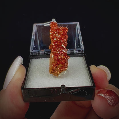 Vanadanite (in boxes)