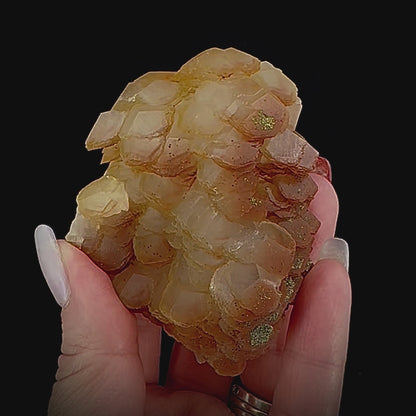 Red Calcite w/ Pyrite