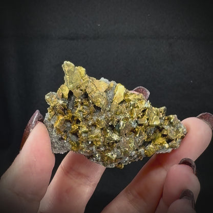 Iceland Spar with Chalcopyrite