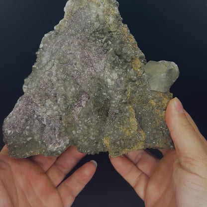 Mercedes Calcite w/ Pyrite