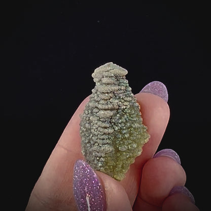Pagoda Calcite w/ Rainbow Pyrite