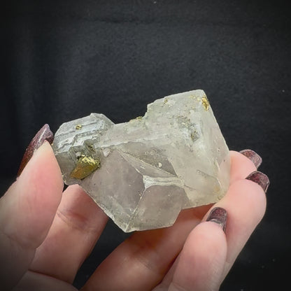 Iceland Spar with Chalcopyrite