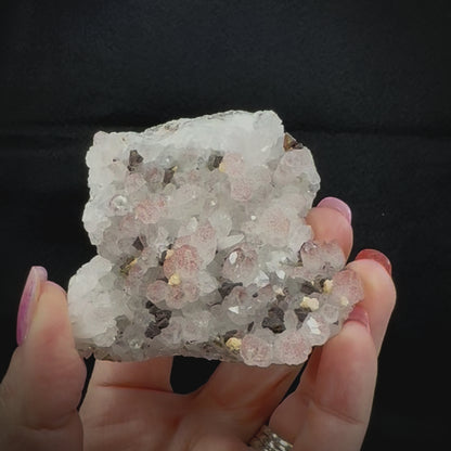 Red Quartz w/ Pyrite