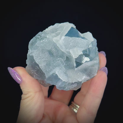 Blue Sugar Fluorite