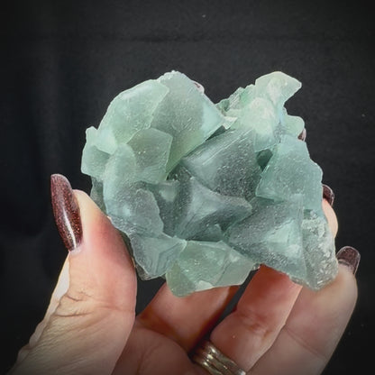 Fluorite Cubes on Matrix