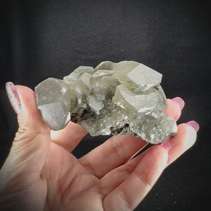 Mercedes Calcite w/ Pyrite
