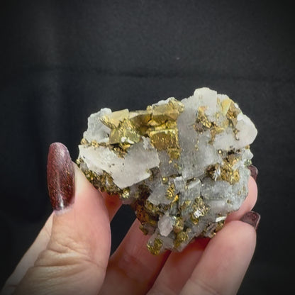Iceland Spar with Chalcopyrite