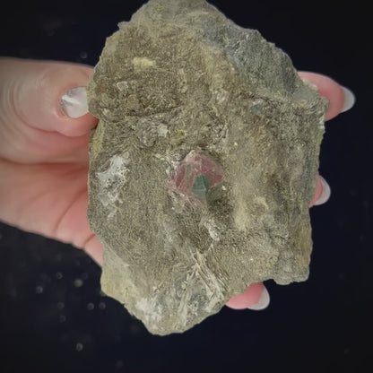 Red Octahedron Fluorite