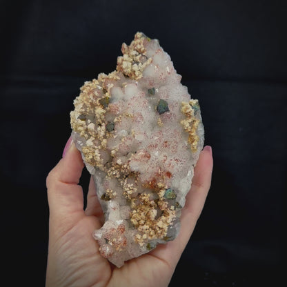 Red Quartz w/ Pyrite