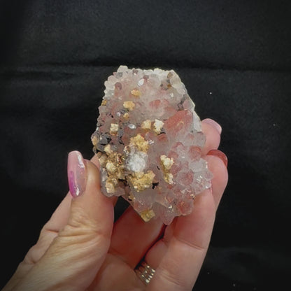 Red Quartz w/ Pyrite