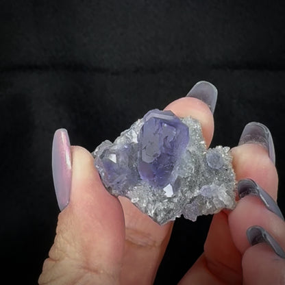 Tanzanite Fluorite