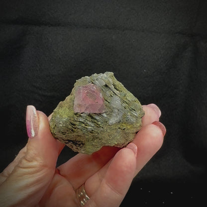 Red Octahedron Fluorite