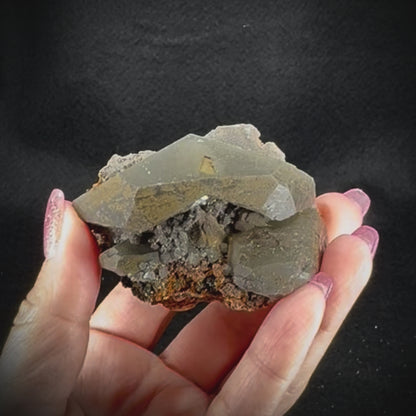 Mercedes Calcite w/ Pyrite