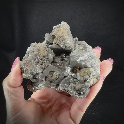 Mercedes Calcite w/ Pyrite
