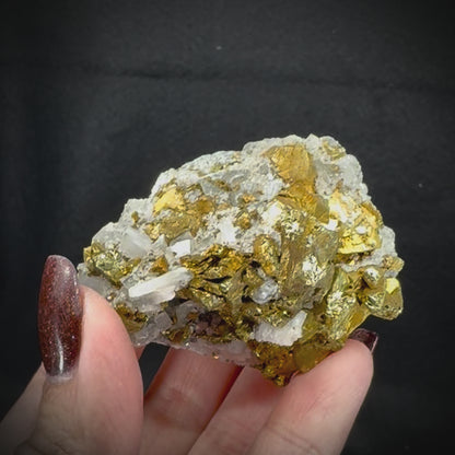 Iceland Spar with Chalcopyrite