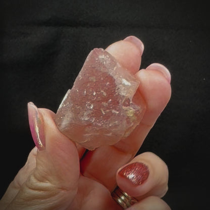 Red Octahedron Fluorite