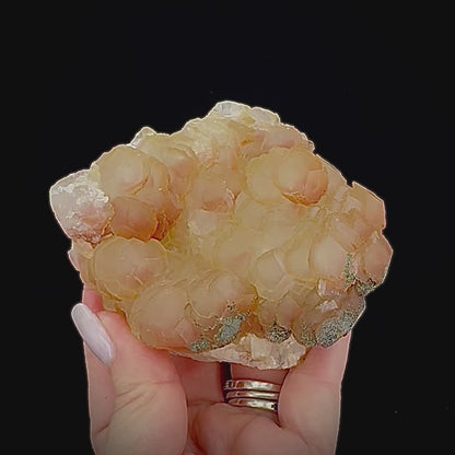 Red Calcite w/ Pyrite