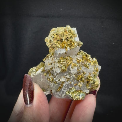 Iceland Spar with Chalcopyrite