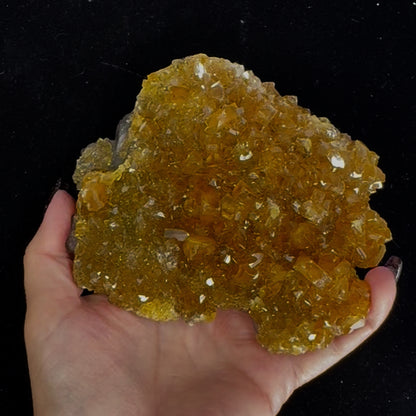Barite w/ Green Fluorite
