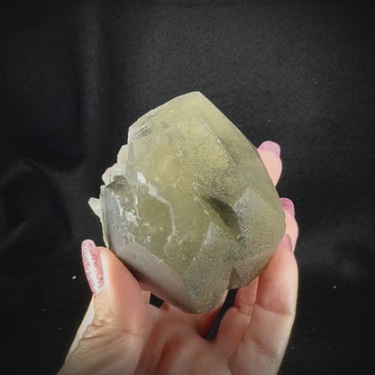 Mercedes Calcite w/ Pyrite