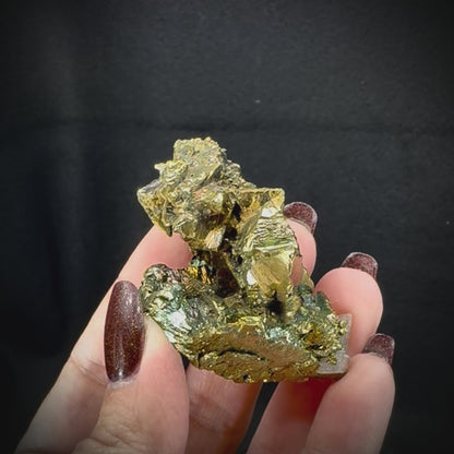 Iceland Spar with Chalcopyrite