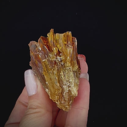 Amber Calcite