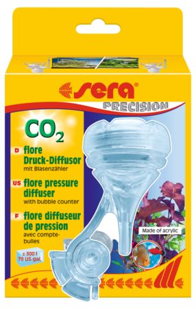 sera flore CO2 pressure diffuser with integrated bubble counter