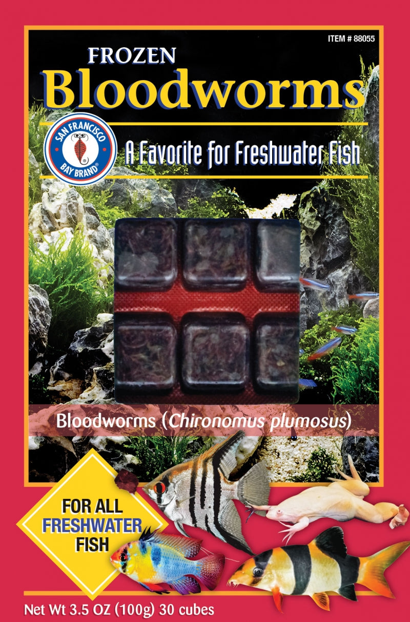 Ocean free frozen bloodworms best sale