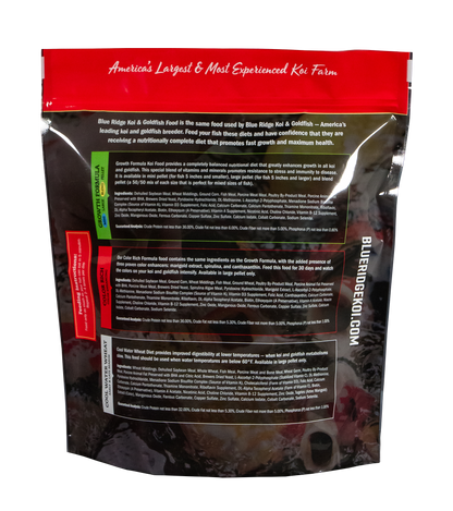 Blue Ridge Fish Food - Growth Mini Pellet