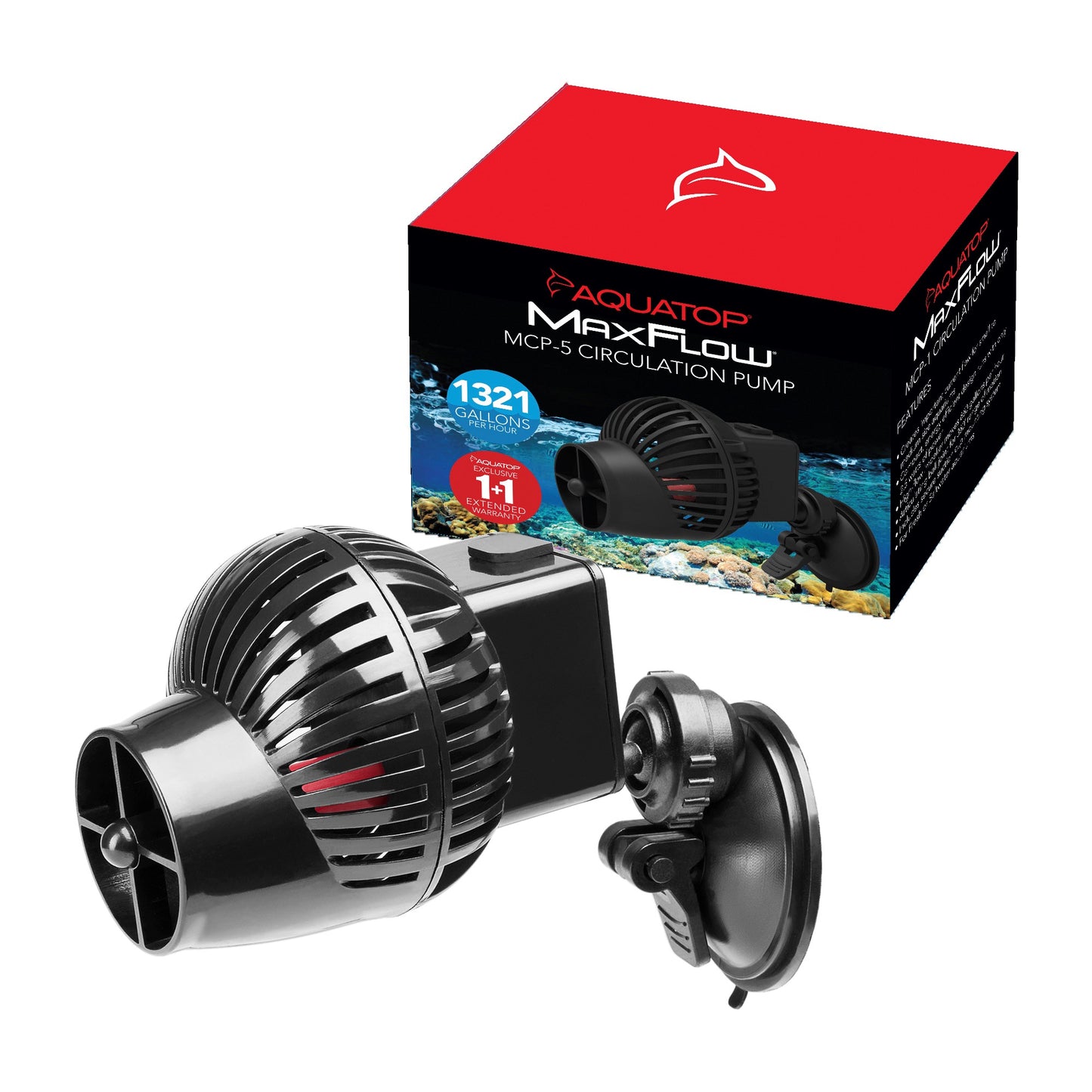 MaxFlow Circulation Pump w/ suction cup mount