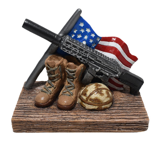 4" Fallen Soldier Resin Ornament** - Map Price $16.29