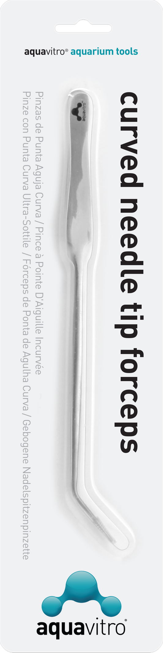 curved needle tip forceps