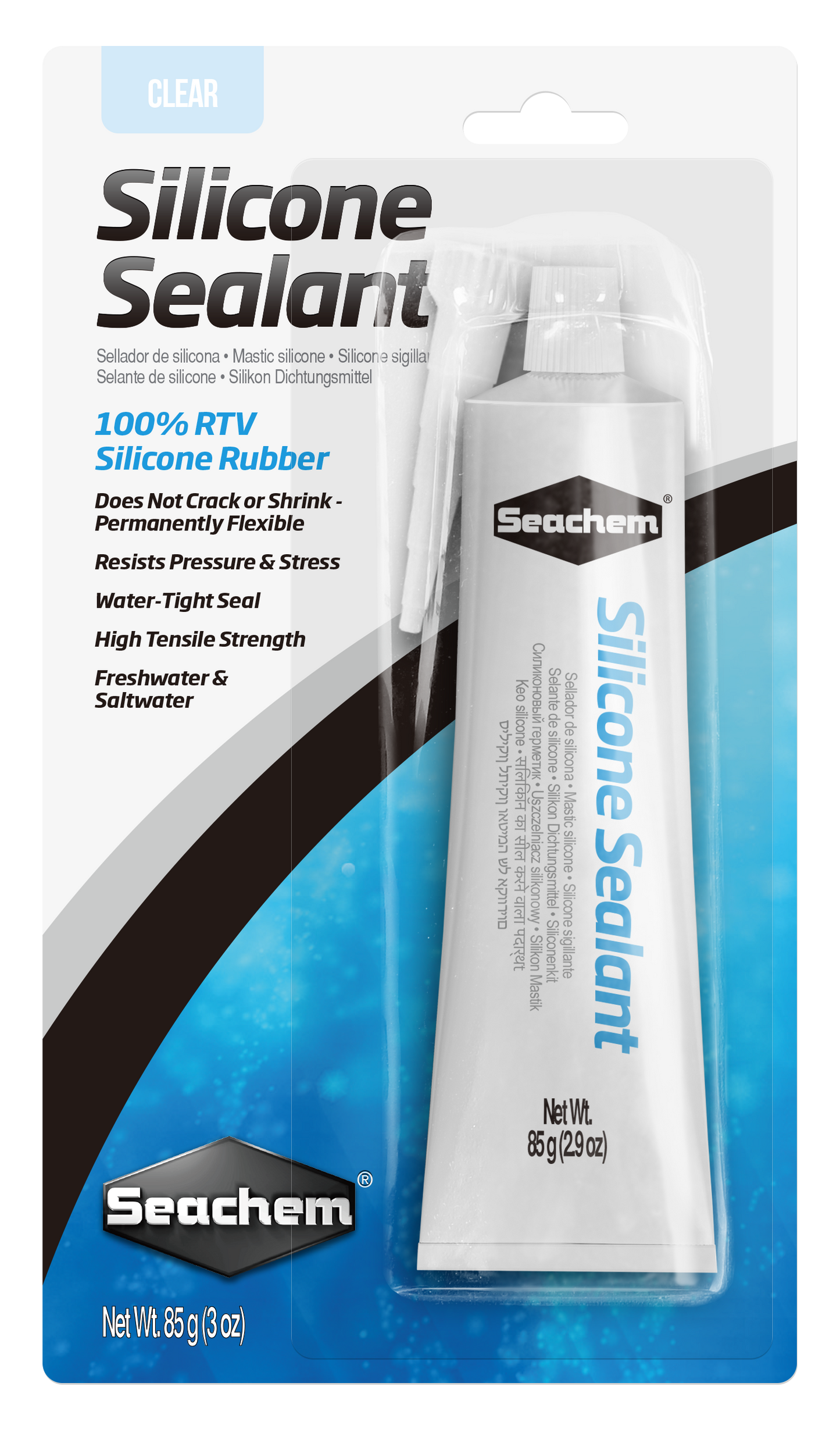 silicone sealant/adhesive - clear